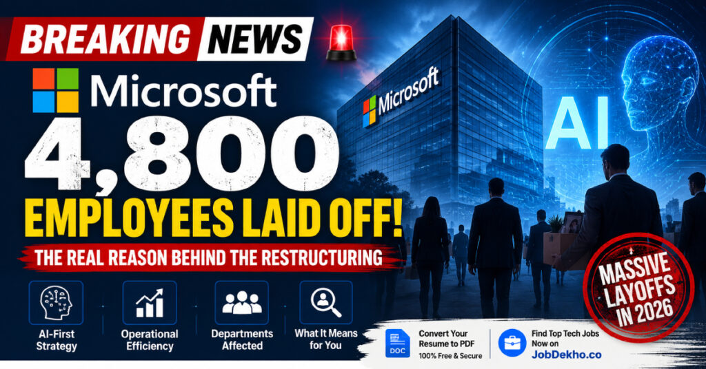 BREAKING: Microsoft Lays Off 4,000 Employees – The Real Reason Behind the Restructuring