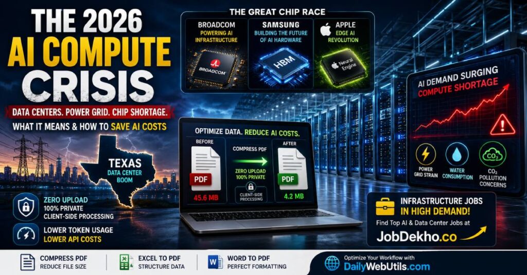 The 2026 AI Compute Crisis: Texas Data Centers & The Great Chip Race