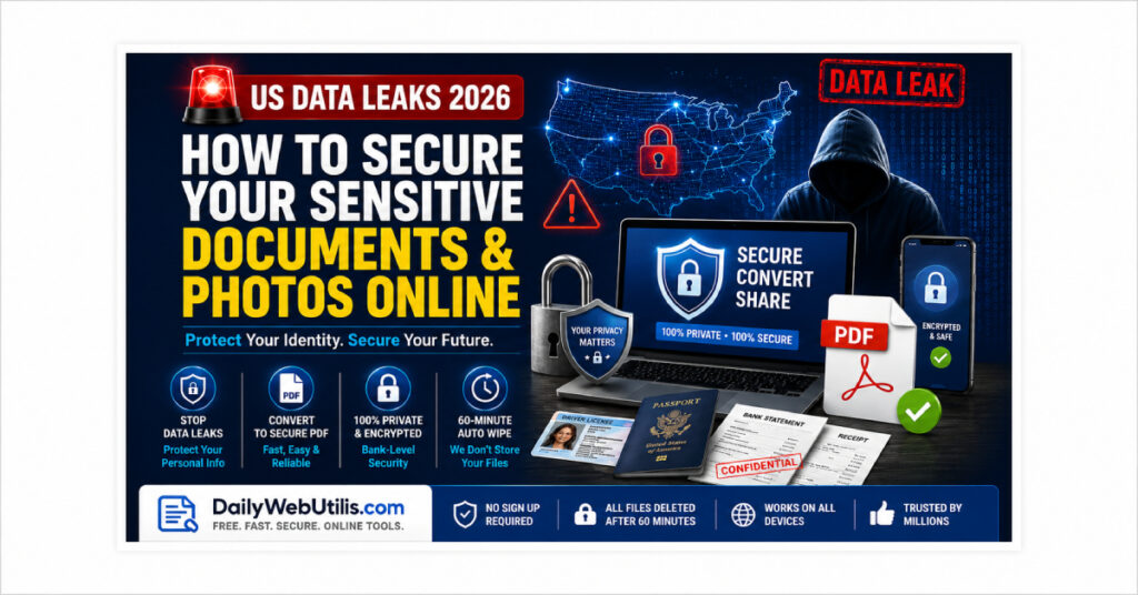 US Data Leaks 2026 How to Secure Your Sensitive Documents and Photos Online